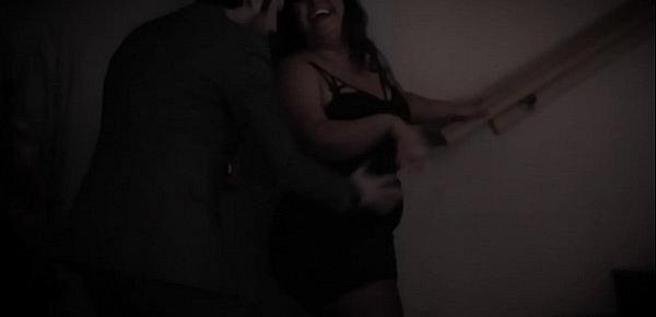  BBW busty fat girl got fucked in front of a cheated wife
